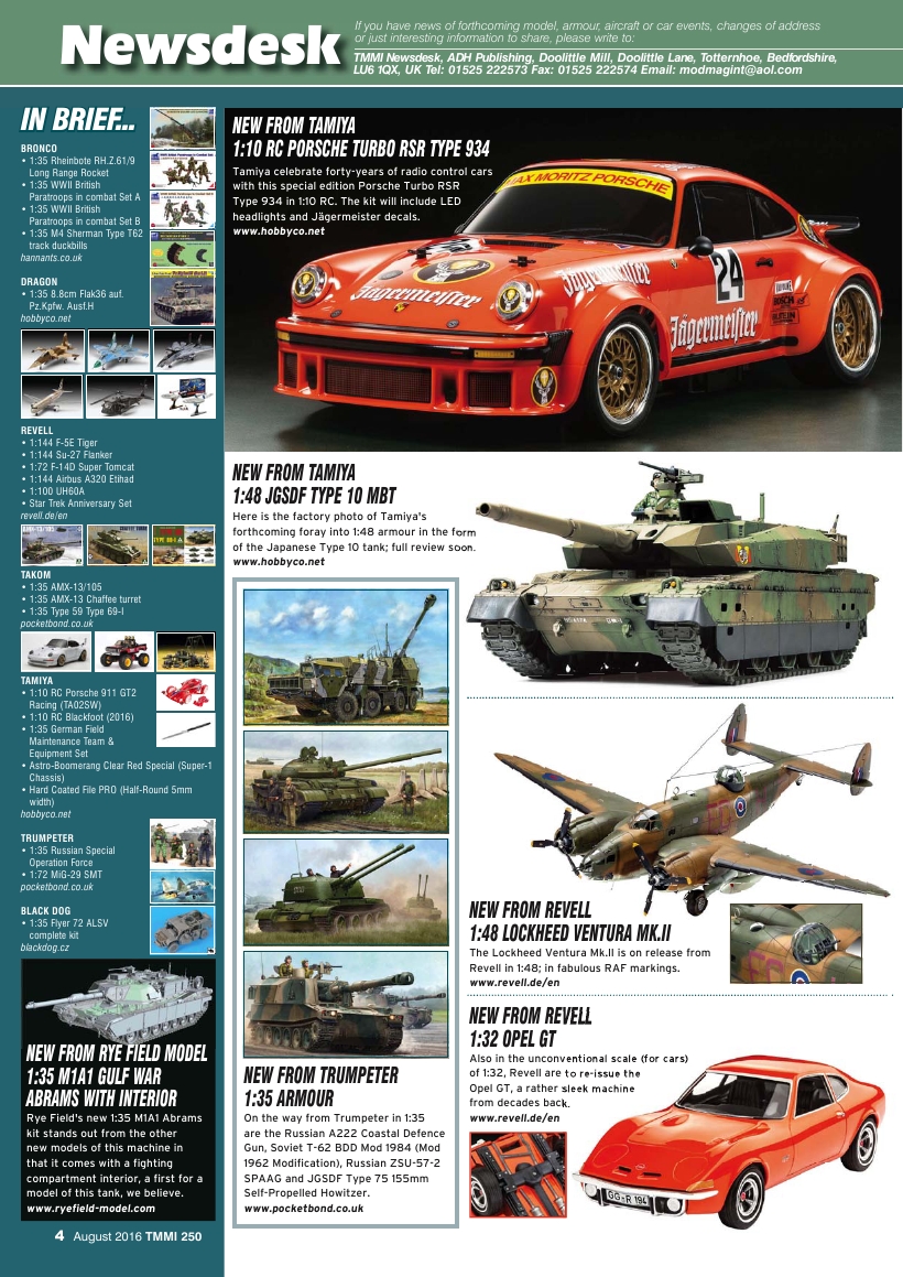 Tamiya Model Magazine 250 (2016-08)